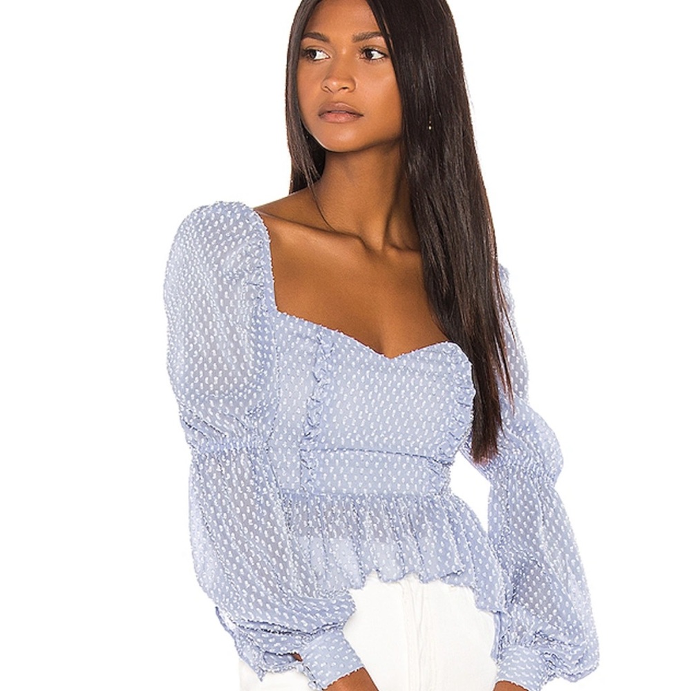 Song of Style Clara Top Sky Blue